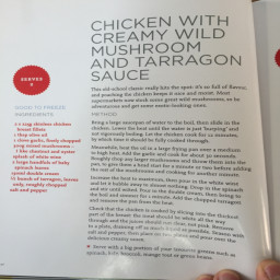 Chicken With Creamy Wild Mushroom And Tarragon Sauce