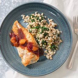 Chicken with Orange-Cranberry Compote