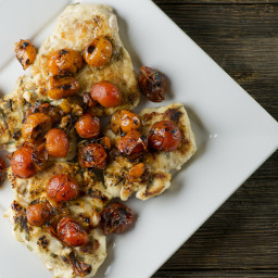Chicken with Pan-Roasted Cherry Tomatoes
