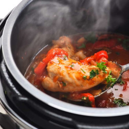 Chicken with Peppers (Slow Cooker or Instant Pot)