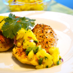 Chicken with Pineapple Salsa