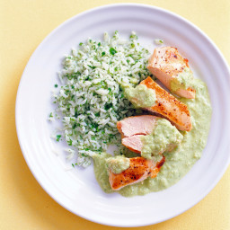 Chicken with Poblano Cream Sauce