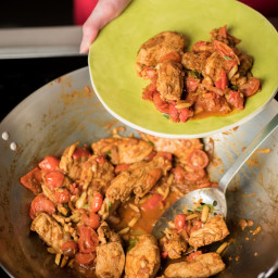 Chicken With Smoked Paprika and Almonds