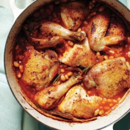 Chicken with White Beans and Rosemary 