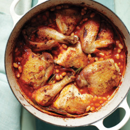 Chicken with White Beans and Rosemary