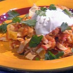 Chicken and Green Chile Chilaquiles