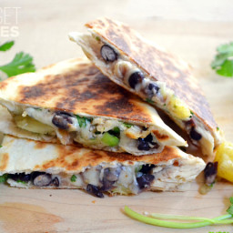 Chicken  and  Pineapple Quesadillas