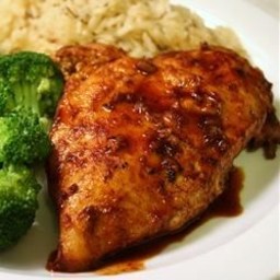 Chicken and Red Wine Sauce