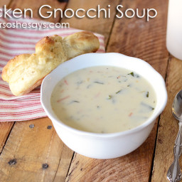 Chicken Gnocchi Soup ~ Olive Garden Knock-Off!