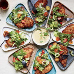 Chicken Milanese with Sage-and-Lemon-Butter Sauce