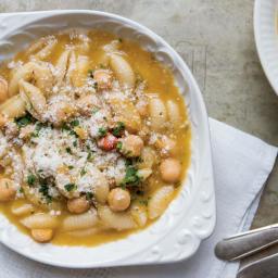 Chickpea and Cavatelli Soup