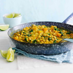 Chickpea and squash coconut curry