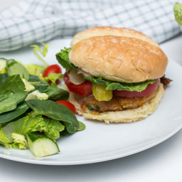 Chickpea and Sweet Potato Burger