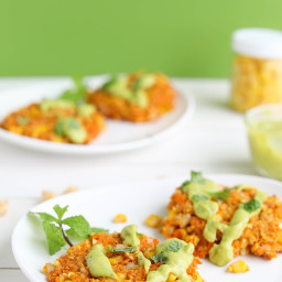 Chickpea Corn Fritters (baked)