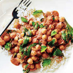Chickpea Curry with Basmati Rice