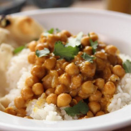 Chickpea Curry with Rice