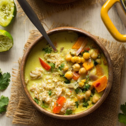 Chickpea Lime & Coconut Soup