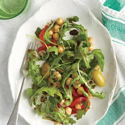 Chickpea, Red Pepper, and Arugula Salad