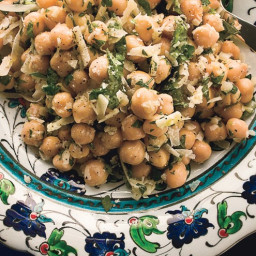 Chickpea Salad with Lemon, Parmesan, and Fresh Herbs