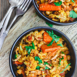 Chickpea Stew with Cauliflower - Holy Land Inspired
