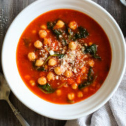 Chickpea Tomato Soup with Rosemary (Instant Pot, Slow Cooker and Stove Top)