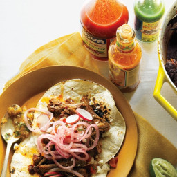 Chile-Braised Pork Shoulder Tacos