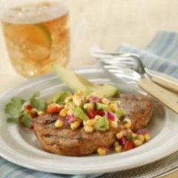 Chile-Rubbed Grilled Pork Chops