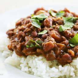 Chili Beans with Rice