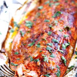 Chili-Lime Baked Salmon in Foil