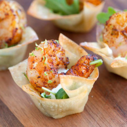 Chili Lime Baked Shrimp Cups Recipe
