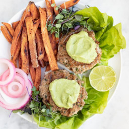 Chili Lime Chicken Burgers (gluten free, paleo, and whole30)