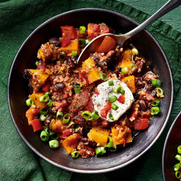 Chili with Black Beans and Butternut Squash