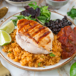 Chili's Margarita Grilled Chicken and Belinda's Mexican Rice