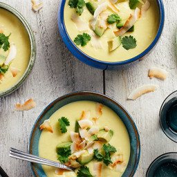 Chilled Coconut Corn Soup