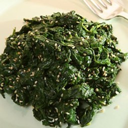 Chilled Sesame Spinach