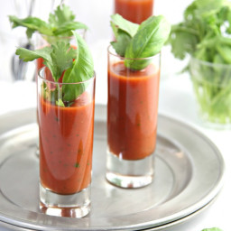 Chilled Spicy Tomato Soup Shots