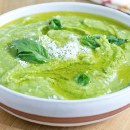 Chilled Spinach-Lemon Basil Soup