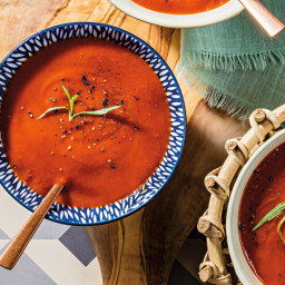 Chilled Tarragon and Tomato Soup