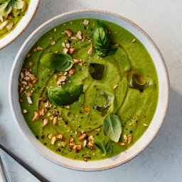 Chilled Zucchini Soup With Lemon and Basil