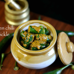 chilli pickle recipe | hari mirch ka achar | green chilli pickle recipe