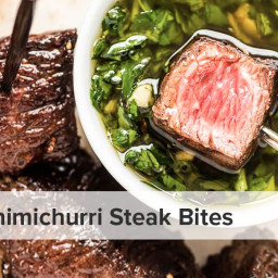 Chimichurri Steak Bites Appetizer