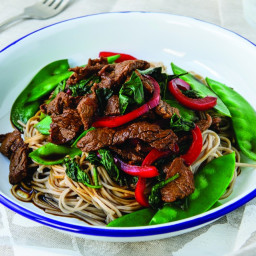 Chinese Beef And Snow Pea Stir Fry