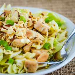 Chinese Cabbage Salad with Chicken Recipe- Creations by Kara