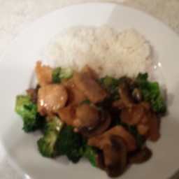 Chinese chicken and broccoli