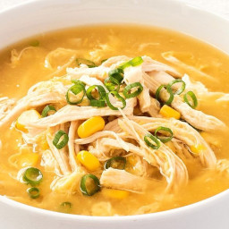 Chinese chicken and corn soup