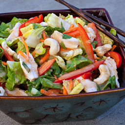 Chinese Chicken Salad with Sesame Ginger Dressing