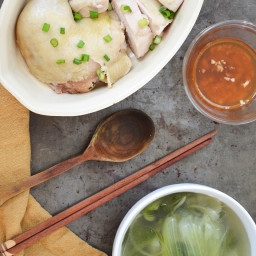 Chinese Chicken Soup with Bok Choy