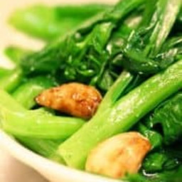 Chinese Greens (Yu Choy) Stir Fry Recipe