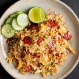 Chinese Sausage & Egg Fried Rice