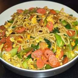 Chinese Sausage noodle